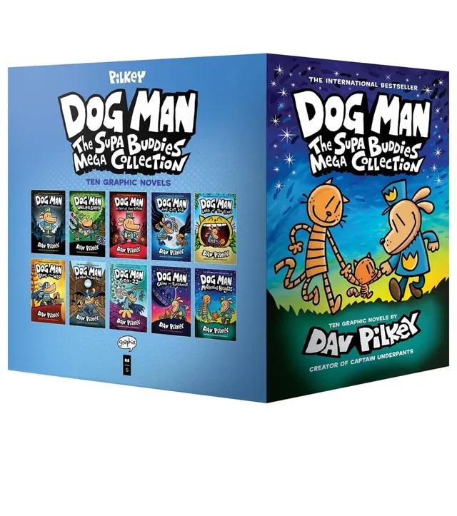 Dog Man: The Supa Buddies Mega Collection Boxed Set - Pack of 10